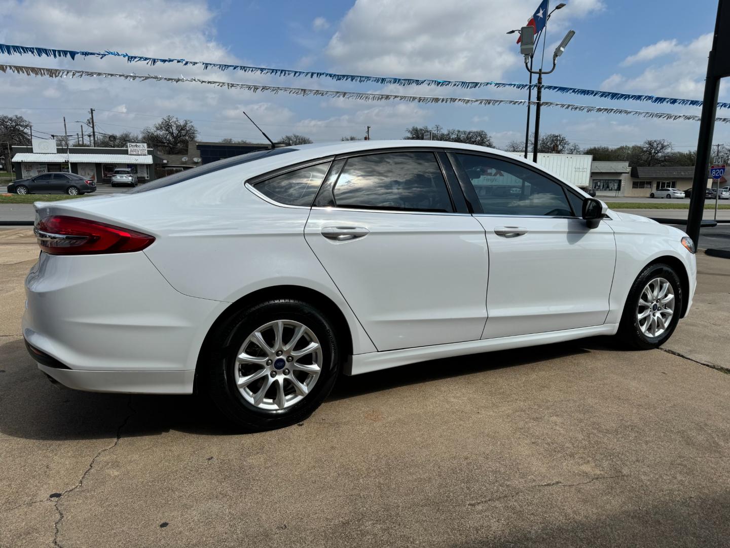 2017 WHITE FORD FUSION S (3FA6P0G72HR) , located at 5900 E. Lancaster Ave., Fort Worth, TX, 76112, (817) 457-5456, 0.000000, 0.000000 - Photo#3